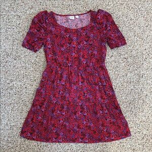 GAP Floral Red Kids Dress